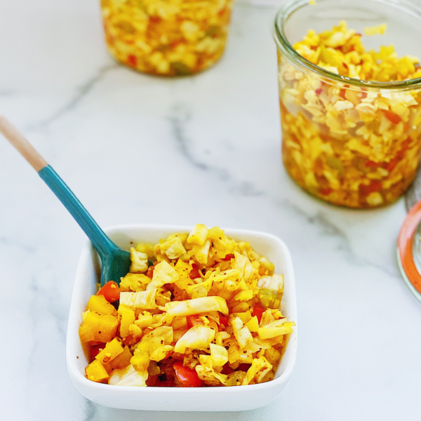 Quick Pickled Cha Cha (Chow Chow)